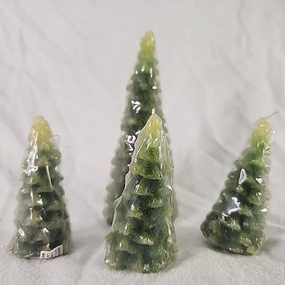 Candles Christmas Trees Set Of 4 1-Medium 5